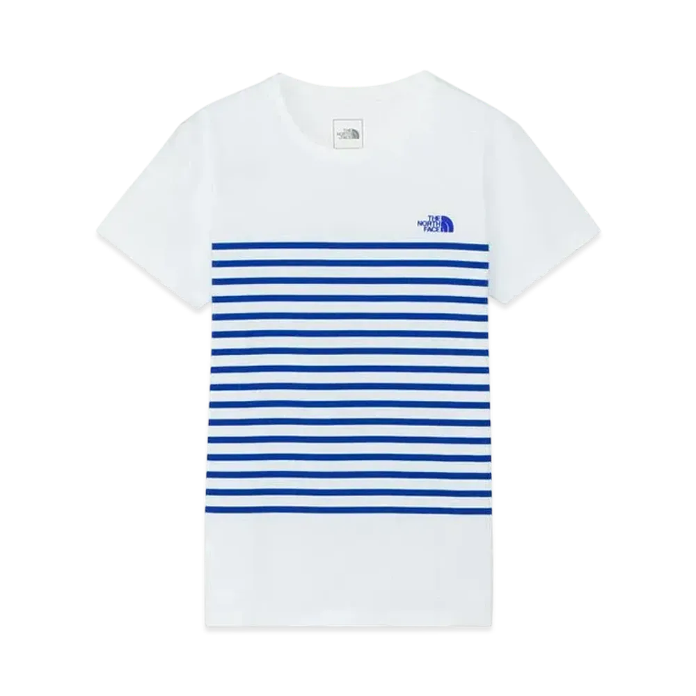 The North Face Short Sleeve Panel Border Tee "White"