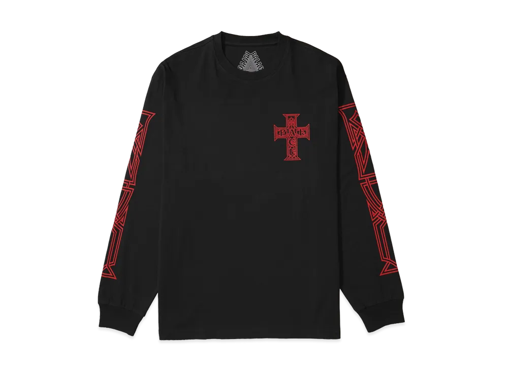 PALACE Y So Cross Longsleeve "Black"