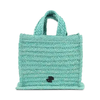 PATOU Women's Jp Tote Small "Mint Green"