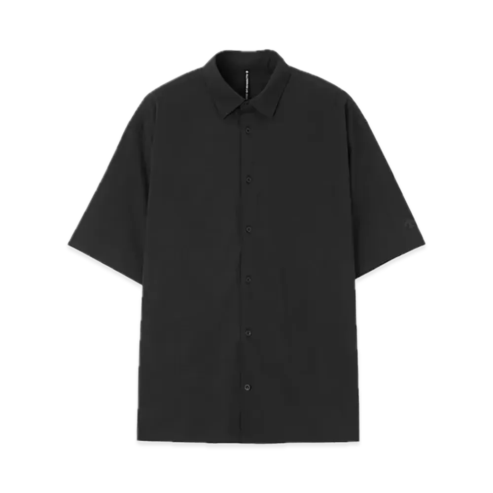DESCENTE ALLTERRAIN Lightweight Half Sleeve Shirt "Smoke Black"