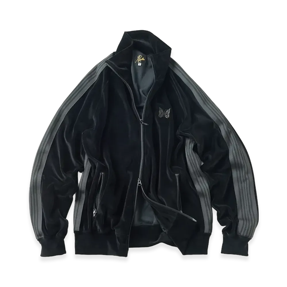 NEEDLES x FREAK'S STORE Track Jacket Velour "Black"