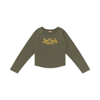 BlackEyePatch Dont Touch Raglan L/S Tee "Olive"