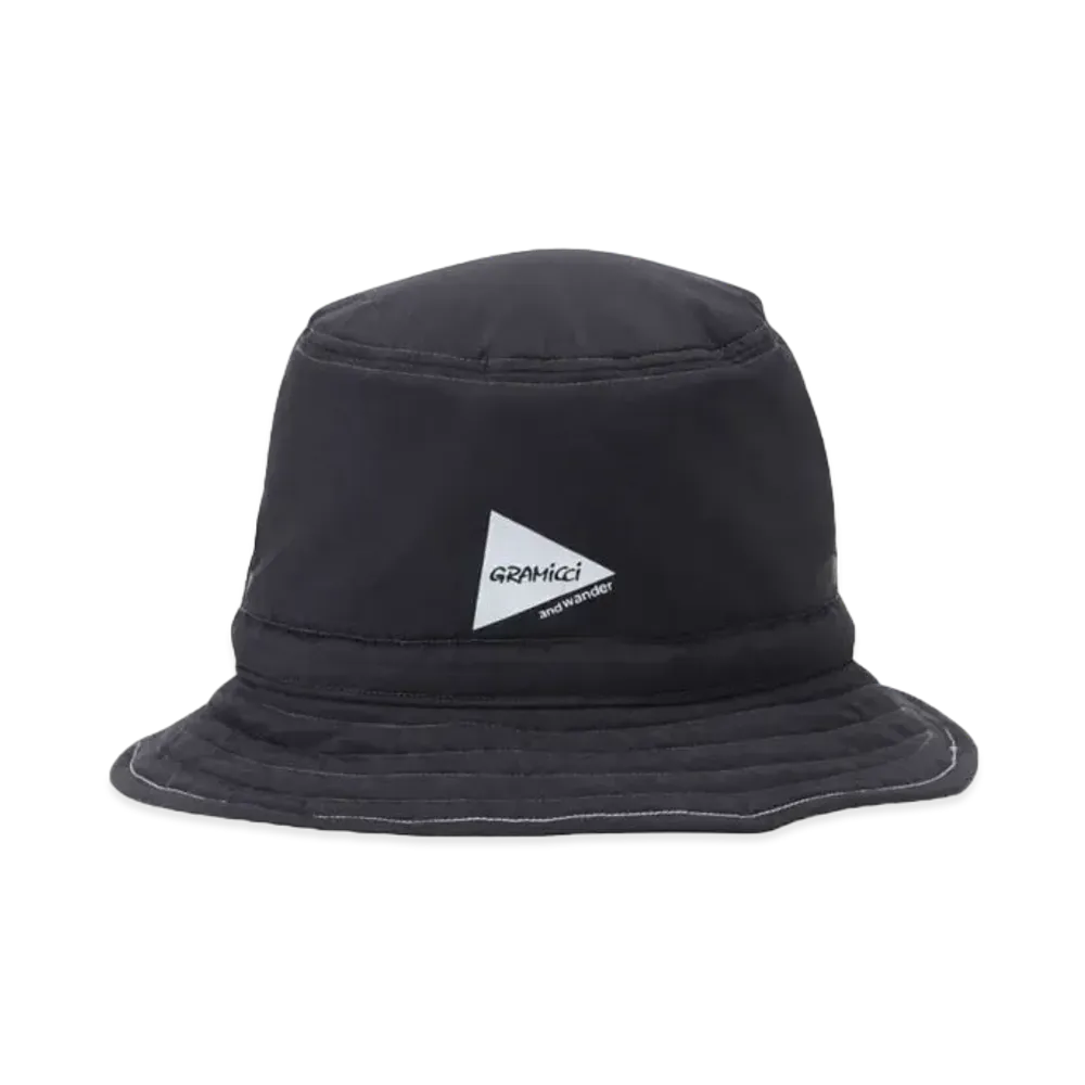 GRAMICCI x and wander Padded Hat "Black"