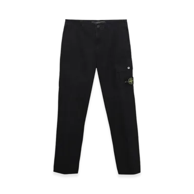 Stone Island 324WA Cotton Cargo Pants - 22SS "Black"