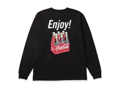 NEW ERA x Coca-Cola L/S Washed Cotton Tee "Black"