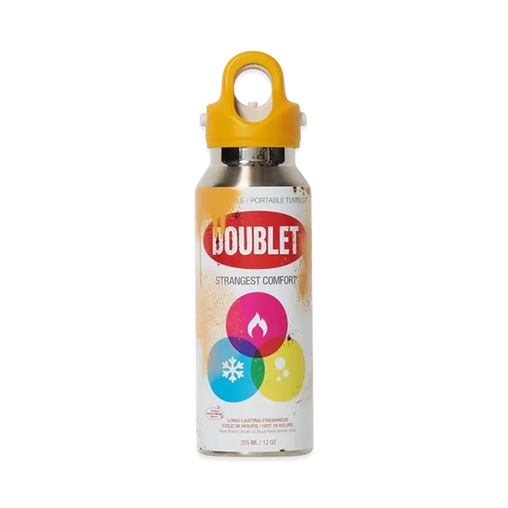 doublet x Revomax Spray-Can Water Bottle/Medium "Yellow"