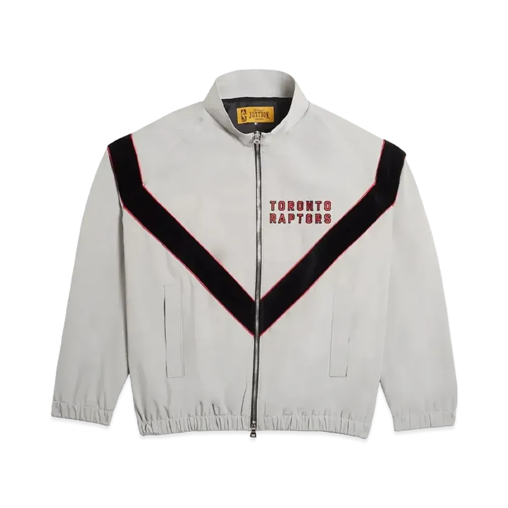 Just Don Toronto Raptors Track Jacket "Light Grey"