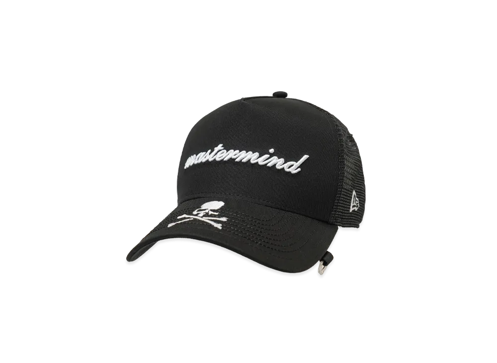 NEW ERA x mastermind JAPAN 9Forty A-Frame Trucker mastermind JAPAN SS26 "Black"