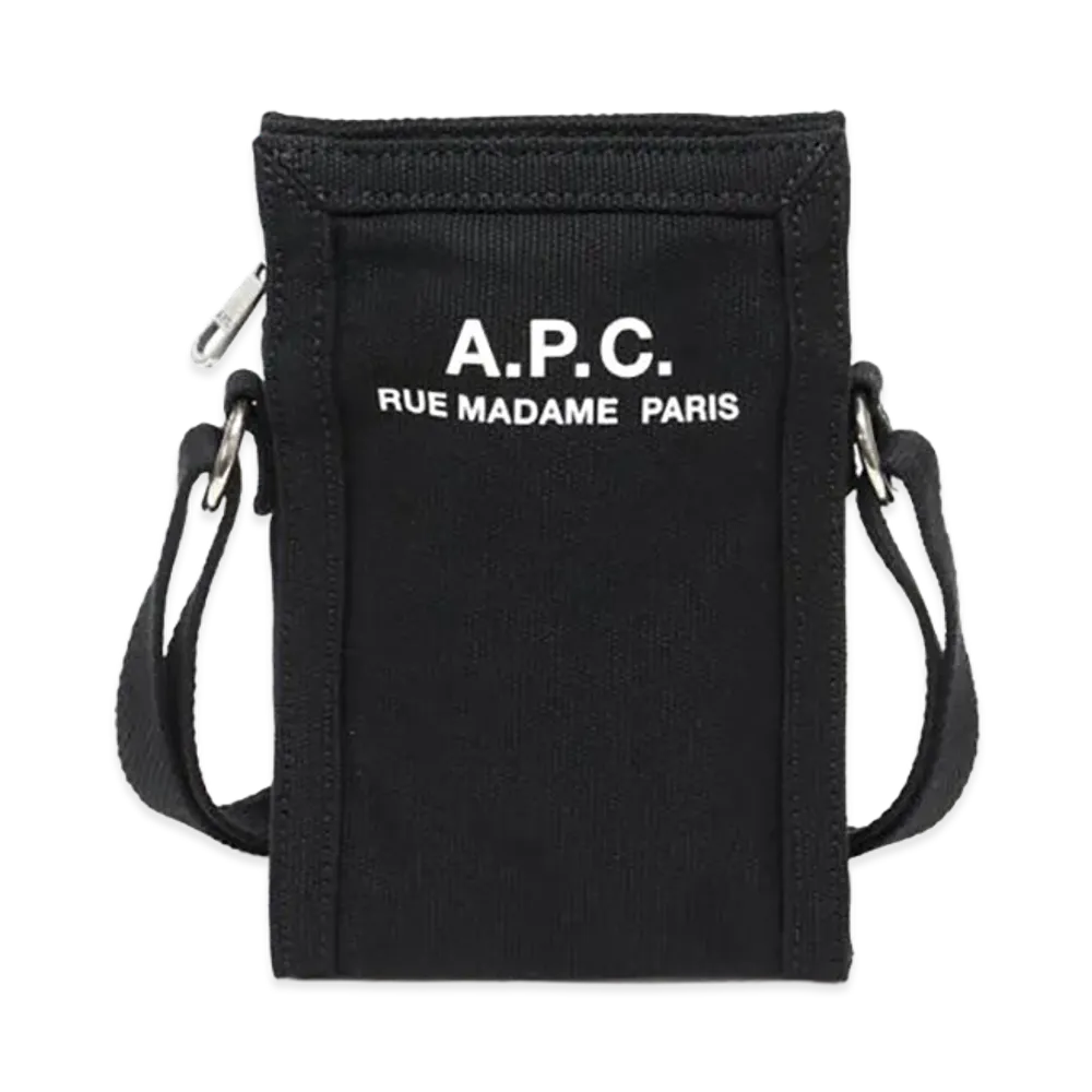 A.P.C. Recuperation Shoulder Bag "Black"