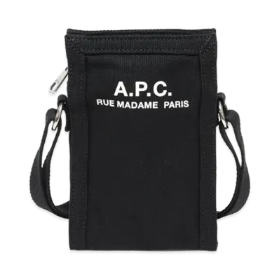A.P.C. Recuperation Shoulder Bag "Black"