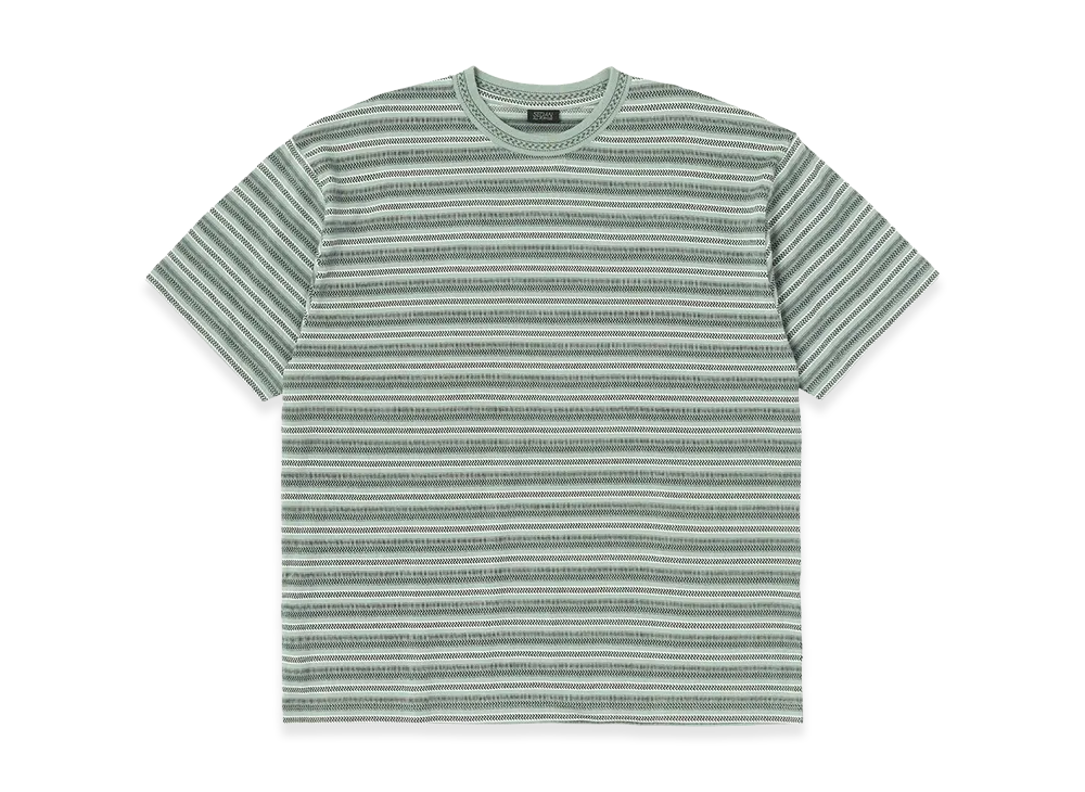 SEDAN ALL-PURPOSE Jacquard Striped S/S Tee "Grey"