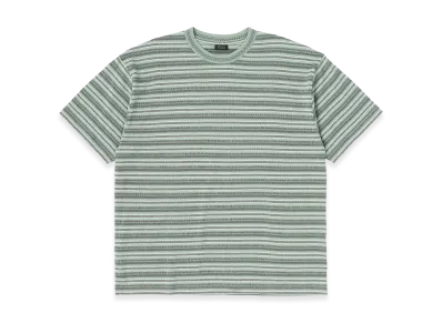 SEDAN ALL-PURPOSE Jacquard Striped S/S Tee "Grey"