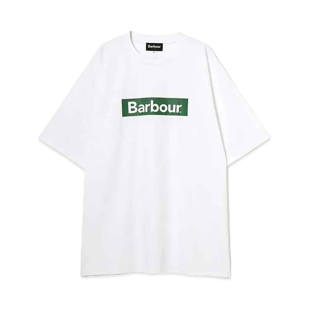 Barbour Nagoya Store & Official Online Store Limited Box Logo T-shirt "White"