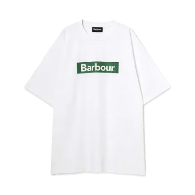 Barbour Nagoya Store & Official Online Store Limited Box Logo T-shirt "White"