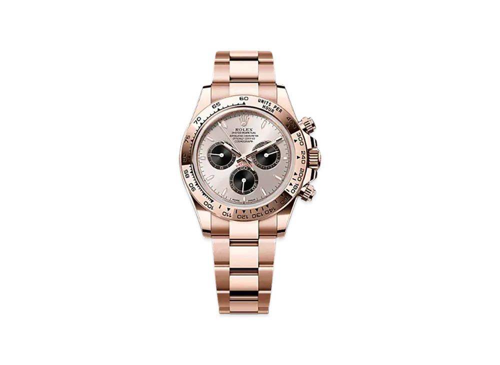 ROLEX Cosmograph Daytona 40mm Everose Gold 126505 "Sundust Bright Black"