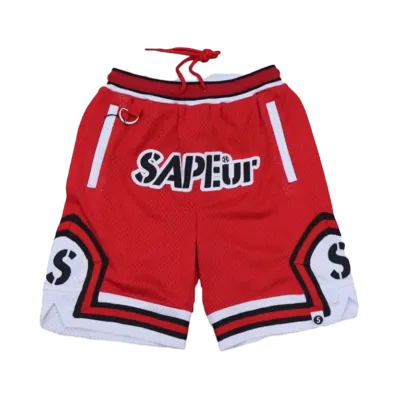SAPEur Basket Shorts Kids "Red"