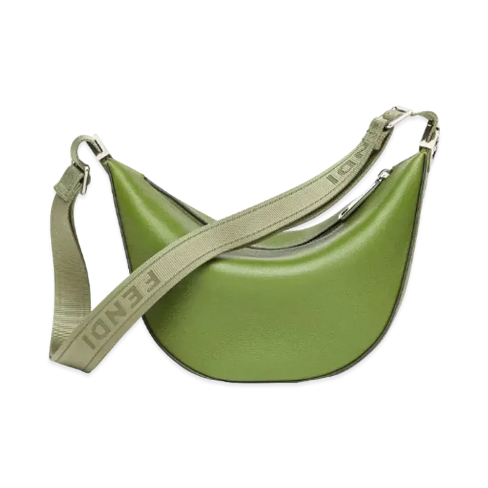 FENDI Roma Leather Fendi Melon Small "Green"