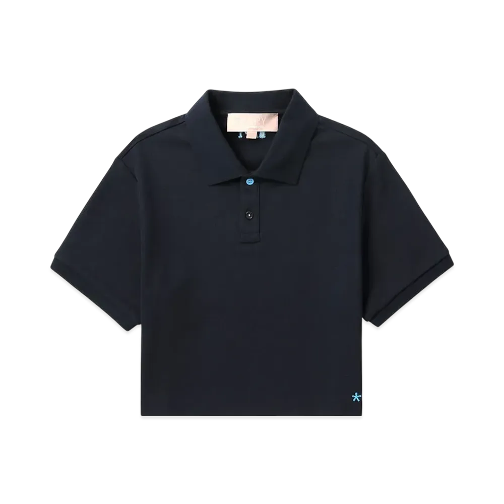 A BATHING APE Bapy Logo Polo Shirt "Navy"