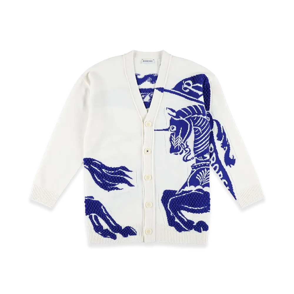 Burberry Kids Cardigan "Blue/White"