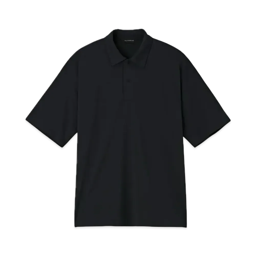 DESCENTE ALLTERRAIN Seamless Pique Polo Shirt "Graphite Navy"