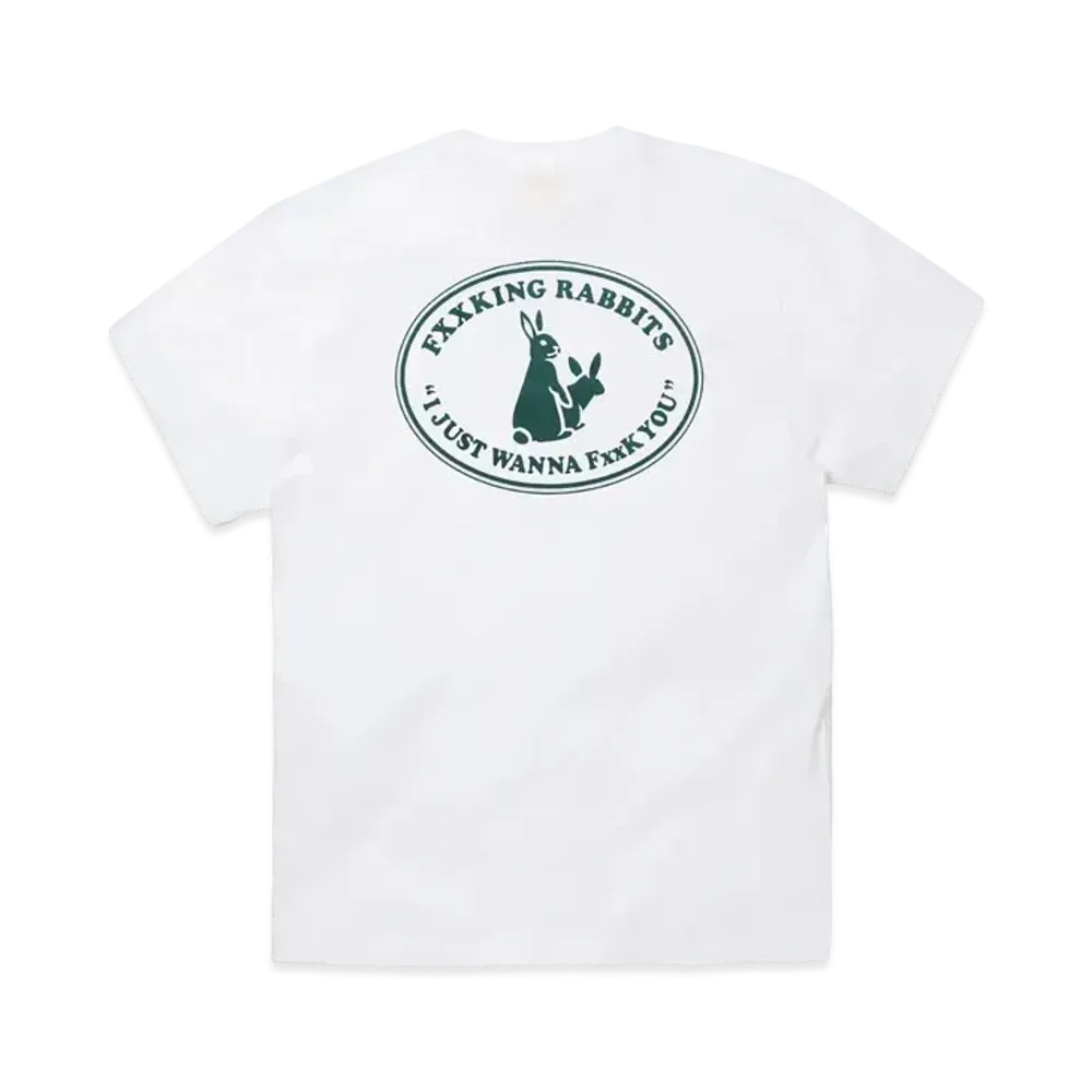 FR2 Rabbits Oval Logo T-Shirt "White"
