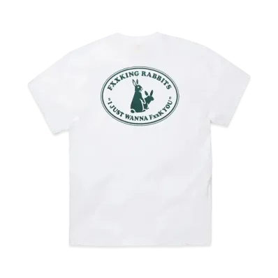 FR2 Rabbits Oval Logo T-Shirt "White"