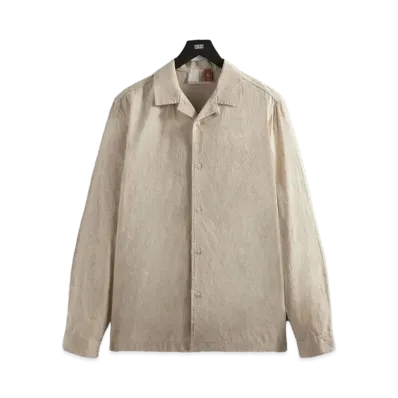 Kith Paisley Jacquard Thompson Camp Collar Shirt "Veil"