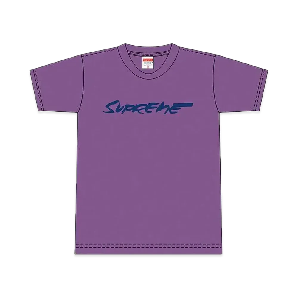 シュプリーム フューチュラ ロゴ Tシャツ "パープル"