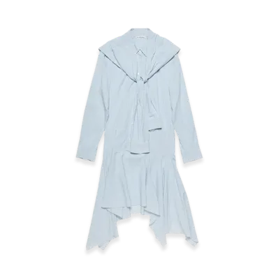 Acne Studios Layered Dress "Blue/White"
