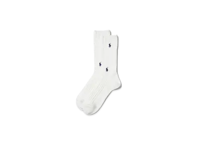 BEAMS x Polo Ralph Socks "White/Navy"