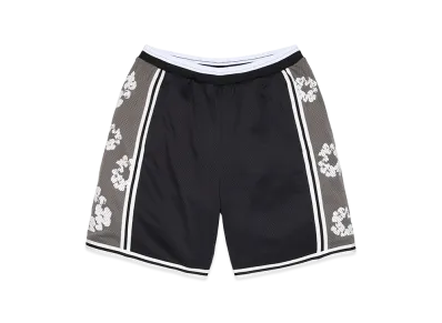 DENIM TEARS Cotton Wreath Olaf Shorts "Black"