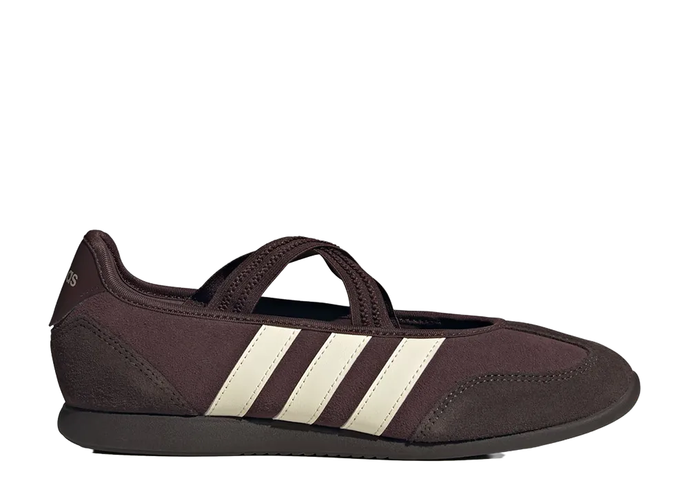 adidas Women's Barreda Mary Jane "Shadow Brown/Cream White/Aurora Coffee"