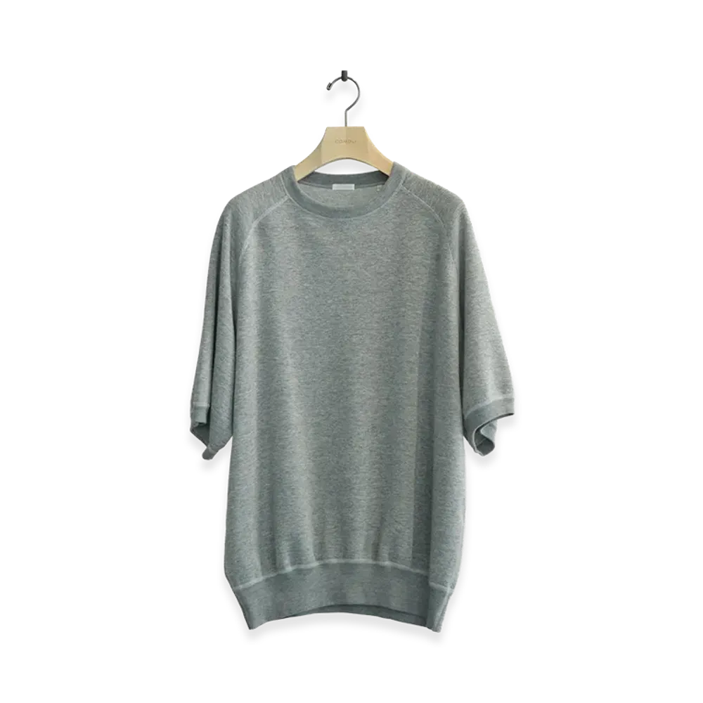 COMOLI Gray Urake S/S Crew "Gray"