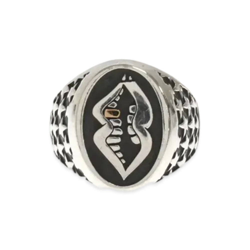 Chrome Hearts 22K Matty Boy Cameo Chomper Yellow Gold Tooth "Silver"