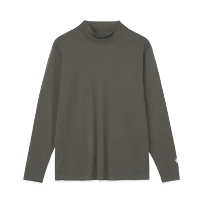 Goldwin Convexity Comfort Mockneck Long Sleeve T-Shirt (Unisex) "Deep Charcoal"