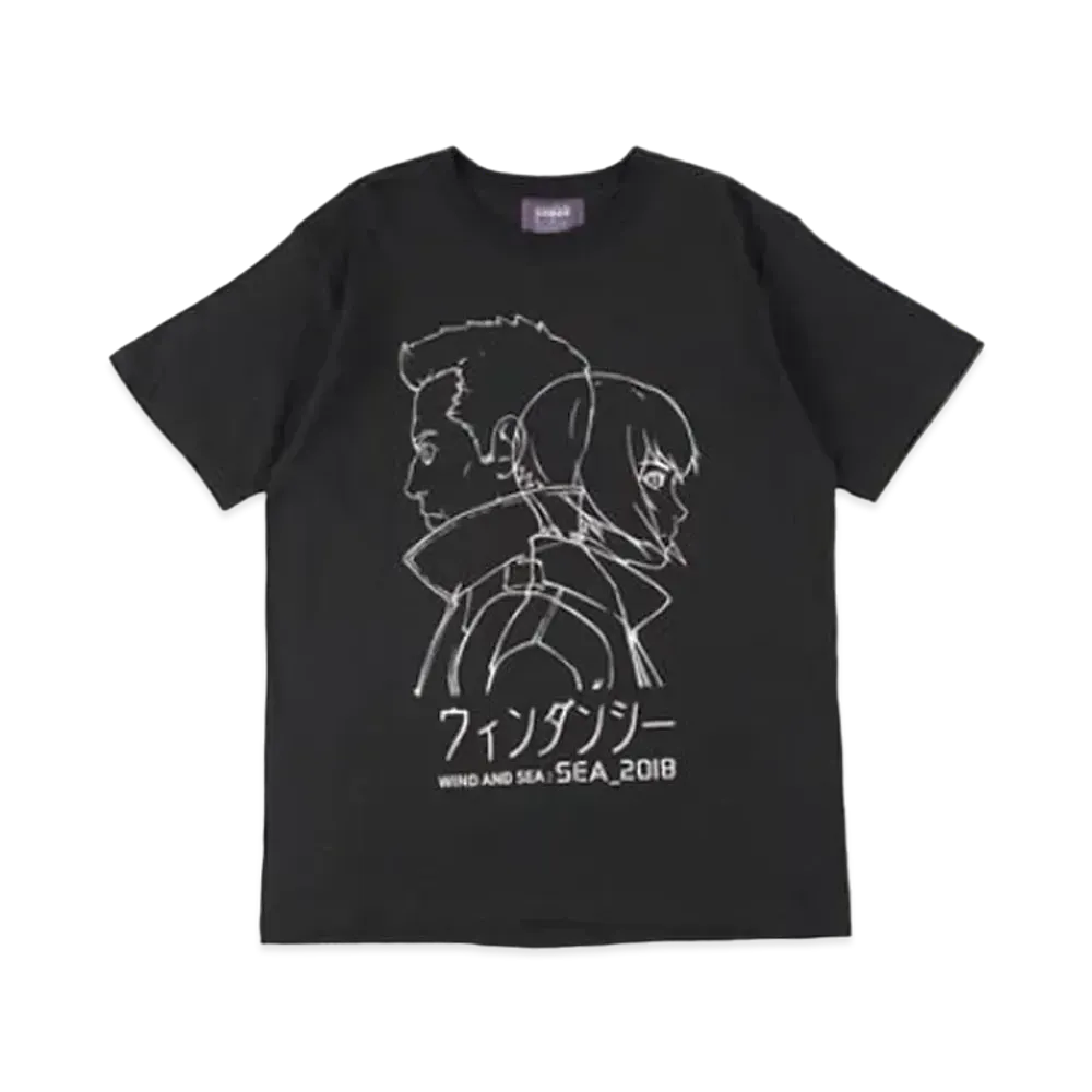 WIND AND SEA x Ghost In The Shell Sac_2045 Aurora T Shirt "Black"