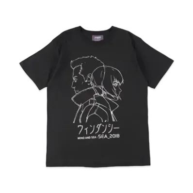 WIND AND SEA x Ghost In The Shell Sac_2045 Aurora T Shirt "Black"