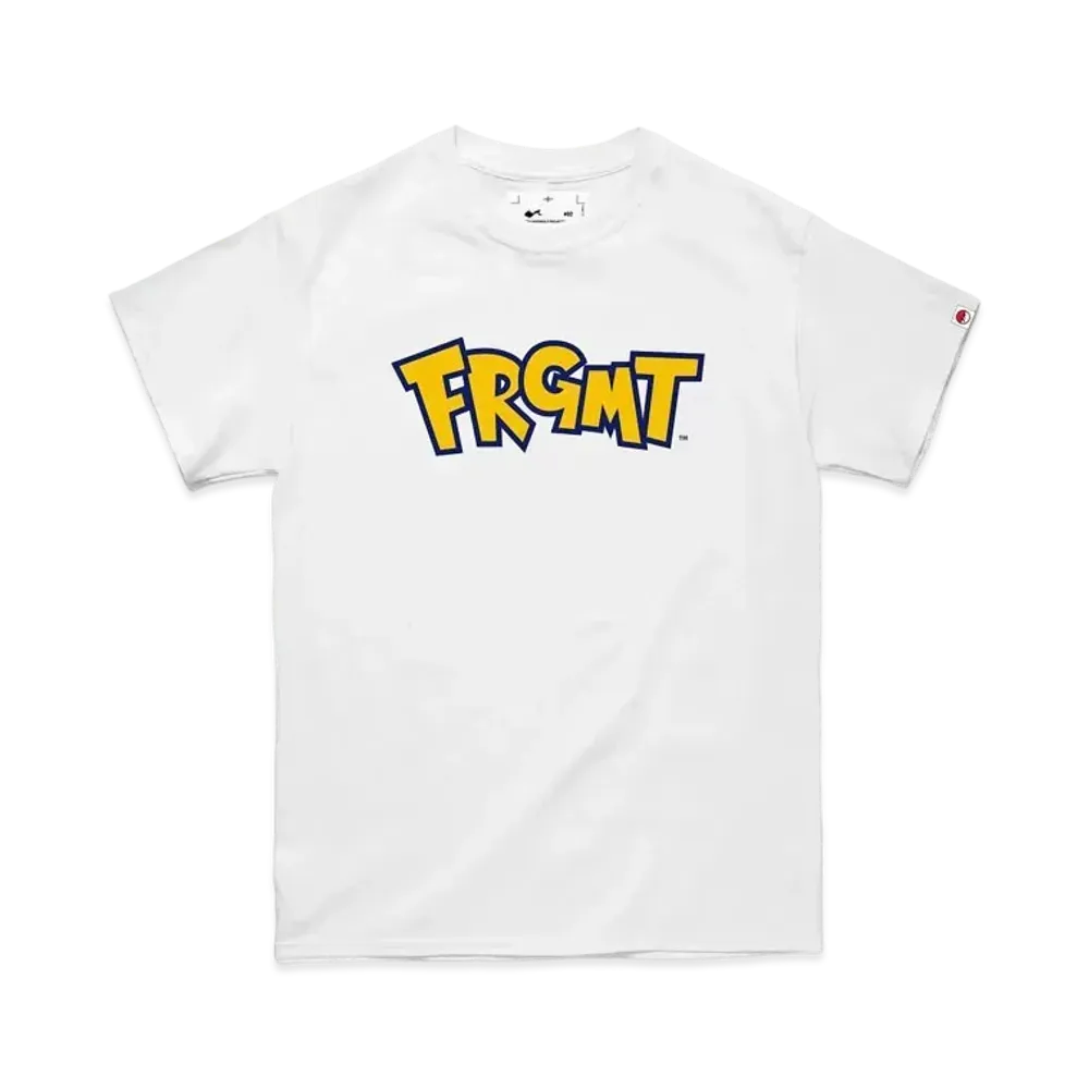 FRAGMENT x POKEMON THUNDERBOLT PROJECT LOGO T-SHIRT "White"