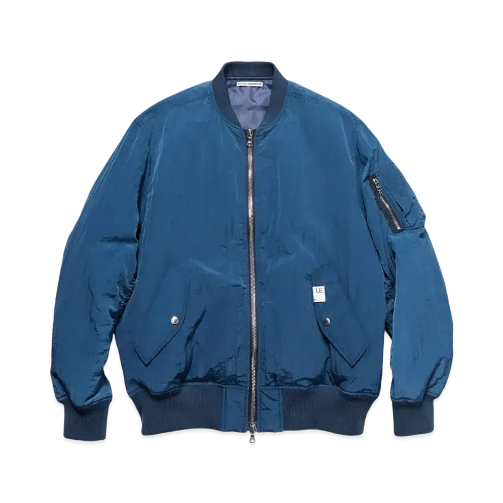 uniform experiment Crystal Nylon Flight Jacket "Navy"