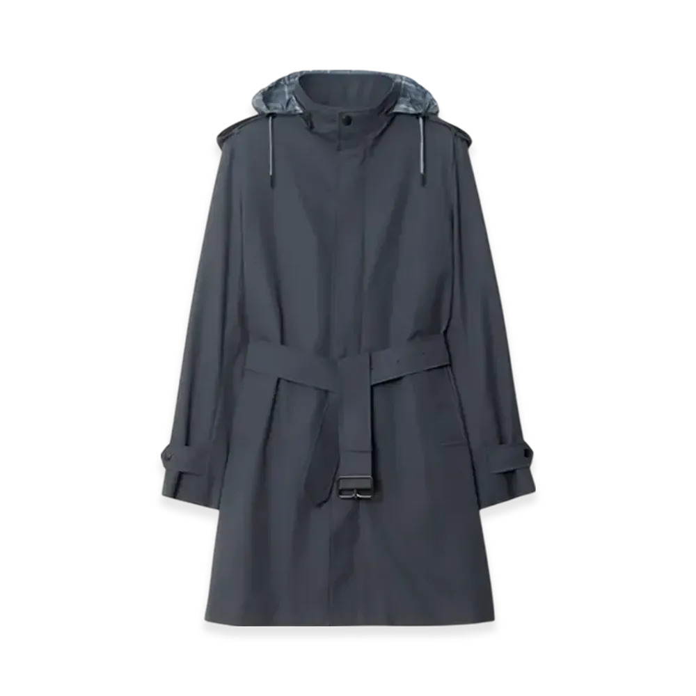 Burberry Mid-length Cotton Trench Coat "Magnet"