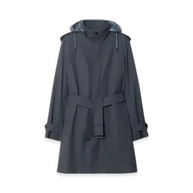 Burberry Mid-length Cotton Trench Coat "Magnet"