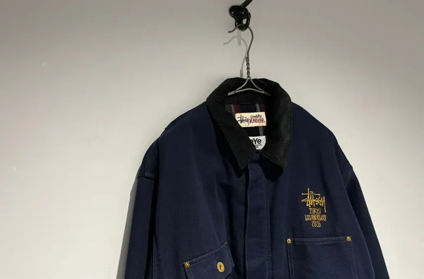 eYe JUNYA WATANABE MAN × Stussyの最新コラボアイテムが10/16より発売!両ブランドのこだわりが詰まったカバーオールに注目