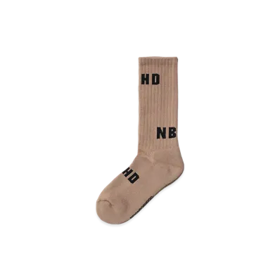 NEIGHBORHOOD Scatter Logo Socks "Khaki"