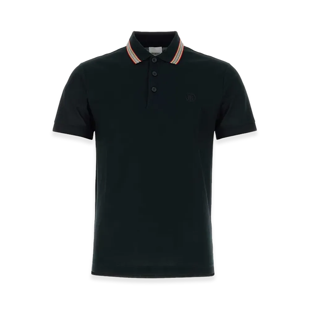 Burberry Piquet Polo Shirt "Black"