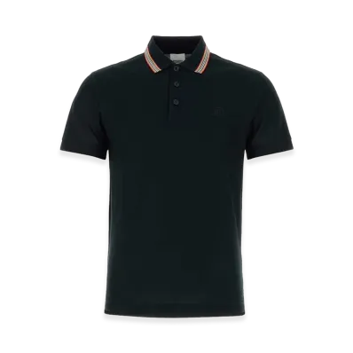 Burberry Piquet Polo Shirt "Black"