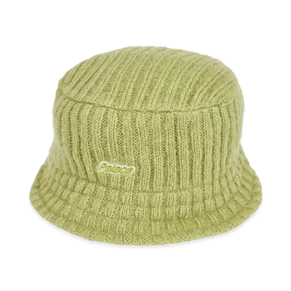 PALACE KNITTED BUCKET HAT "Green"