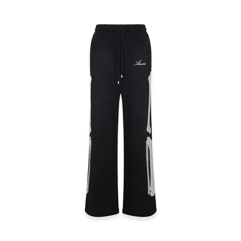 AMIRI Bones Oversized Sweatpants "Black"