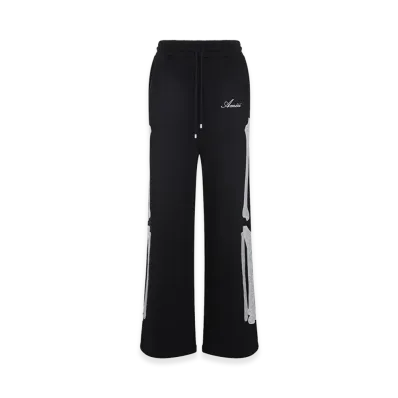 AMIRI Bones Oversized Sweatpants "Black"