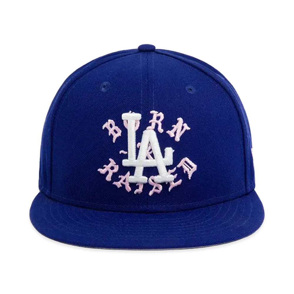 BORN X RAISED x NEW ERA x Nike SB Dodgers Rocker Hat "Blue/Pink"