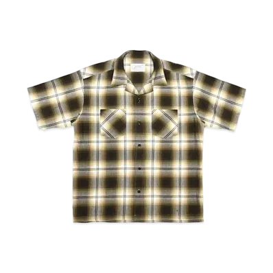 Rafu Box short-sleeve shirt "BROWN"